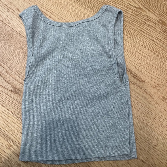 Reformation Adel tank cropped heather grey size XS - Picture 4 of 6